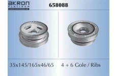 remenice, klikovy hridel AKRON-MALÒ 658088