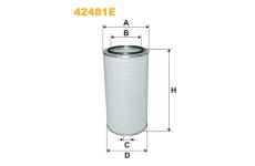 Vzduchový filtr WIX FILTERS 42481E