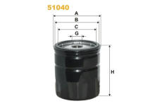 Olejový filtr WIX FILTERS 51040