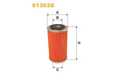 Filtr, pracovní hydraulika WIX FILTERS 51302E