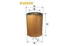 Vzduchový filtr WIX FILTERS 93020E
