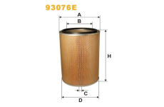 Vzduchový filtr WIX FILTERS 93076E