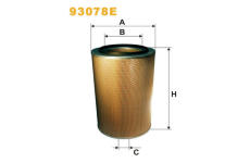 Vzduchový filtr WIX FILTERS 93078E