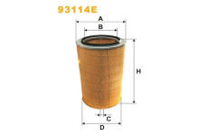 Vzduchový filtr WIX FILTERS 93114E