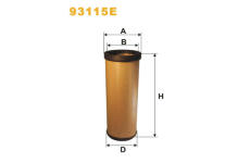 Filtr - sekundární vzduch WIX FILTERS 93115E