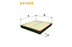Vzduchový filtr WIX FILTERS 93159E