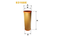 Filtr - sekundární vzduch WIX FILTERS 93168E