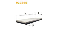 Filtr, vzduch v interiéru WIX FILTERS 93229E