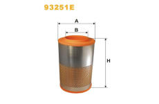 Vzduchový filtr WIX FILTERS 93251E