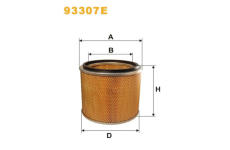Vzduchový filtr WIX FILTERS 93307E