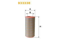 Vzduchový filtr WIX FILTERS 93333E
