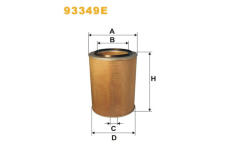 Vzduchový filtr WIX FILTERS 93349E