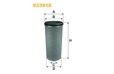 Filtr - sekundární vzduch WIX FILTERS 93391E