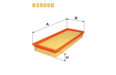 Filtr, vzduch v interiéru WIX FILTERS 93500E