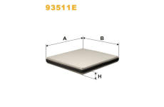 Filtr, vzduch v interiéru WIX FILTERS 93511E