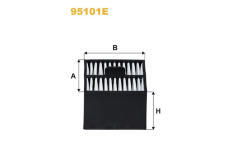 Palivový filtr WIX FILTERS 95101E