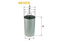 Palivový filtr WIX FILTERS 95151E