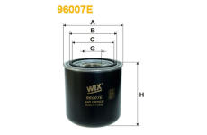 Vysoušecí patrona vzduchu, pneumatický systém WIX FILTERS 96007E
