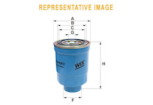 Palivový filtr WIX FILTERS WF8062