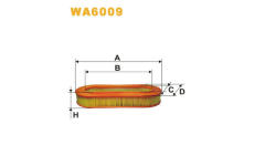Vzduchový filtr WIX FILTERS WA6009