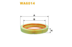 Vzduchový filtr WIX FILTERS WA6014