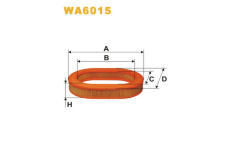 Vzduchový filtr WIX FILTERS WA6015