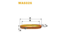 Vzduchový filtr WIX FILTERS WA6026