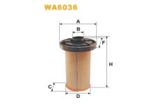 Vzduchový filtr WIX FILTERS WA6036