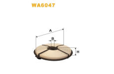 Vzduchový filtr WIX FILTERS WA6047