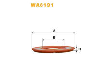 Vzduchový filtr WIX FILTERS WA6191