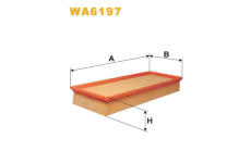 Vzduchový filtr WIX FILTERS WA6197
