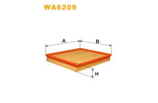 Vzduchový filtr WIX FILTERS WA6209