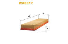 Vzduchový filtr WIX FILTERS WA6317