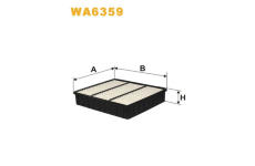 Vzduchový filtr WIX FILTERS WA6359