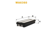 Vzduchový filtr WIX FILTERS WA6360