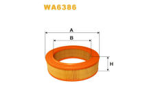 Vzduchový filtr WIX FILTERS WA6386