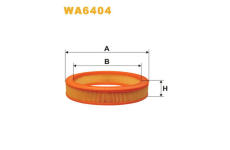Vzduchový filtr WIX FILTERS WA6404