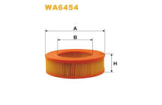 Vzduchový filtr WIX FILTERS WA6454