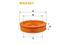 Vzduchový filtr WIX FILTERS WA6461