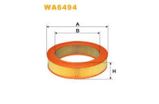 Vzduchový filtr WIX FILTERS WA6494