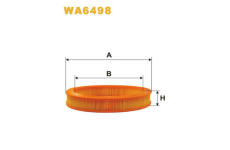 Vzduchový filtr WIX FILTERS WA6498