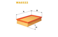 Vzduchový filtr WIX FILTERS WA6522