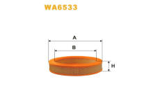 Vzduchový filtr WIX FILTERS WA6533