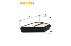 Vzduchový filtr WIX FILTERS WA6554