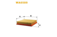 Vzduchový filtr WIX FILTERS WA6589