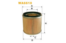 Vzduchový filtr WIX FILTERS WA6610
