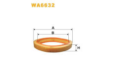 Vzduchový filtr WIX FILTERS WA6632