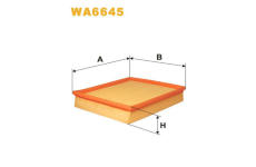 Vzduchový filtr WIX FILTERS WA6645
