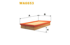 Vzduchový filtr WIX FILTERS WA6653
