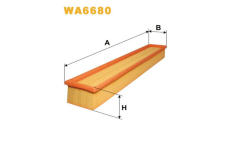 Vzduchový filtr WIX FILTERS WA6680